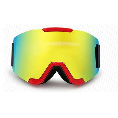 unique design ce ladies magnetic lens snow ski goggles with nose guard