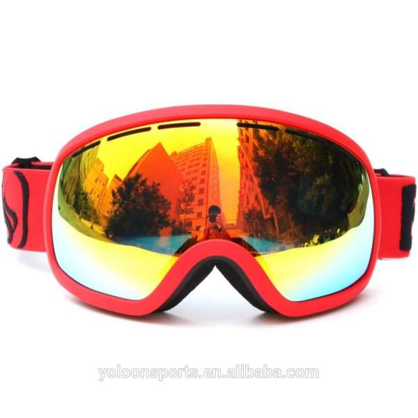 best quality UV400 winter sport equipment goggles for skiing