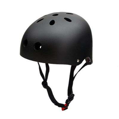 black matte child ice skating skateboard helmet for scooter